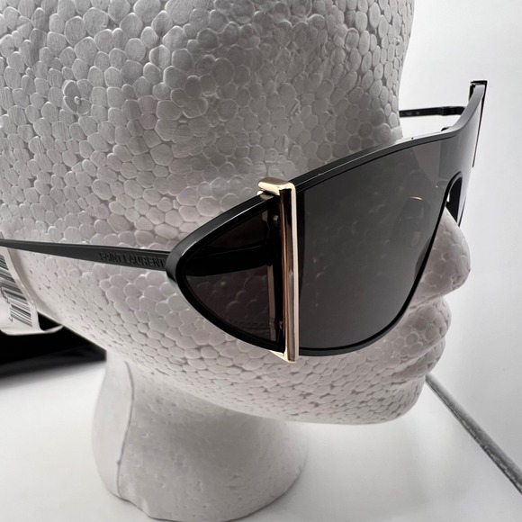 Saint Laurent Sunglasses Cat Eye‎ Gold Accent Designer Fashion Shades - Picture 4 of 8